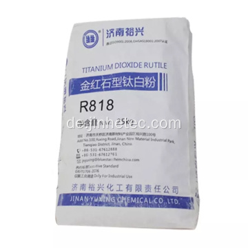 Yuxing Dioxido detitanio tio2 Rutile Titan Dioxid R818